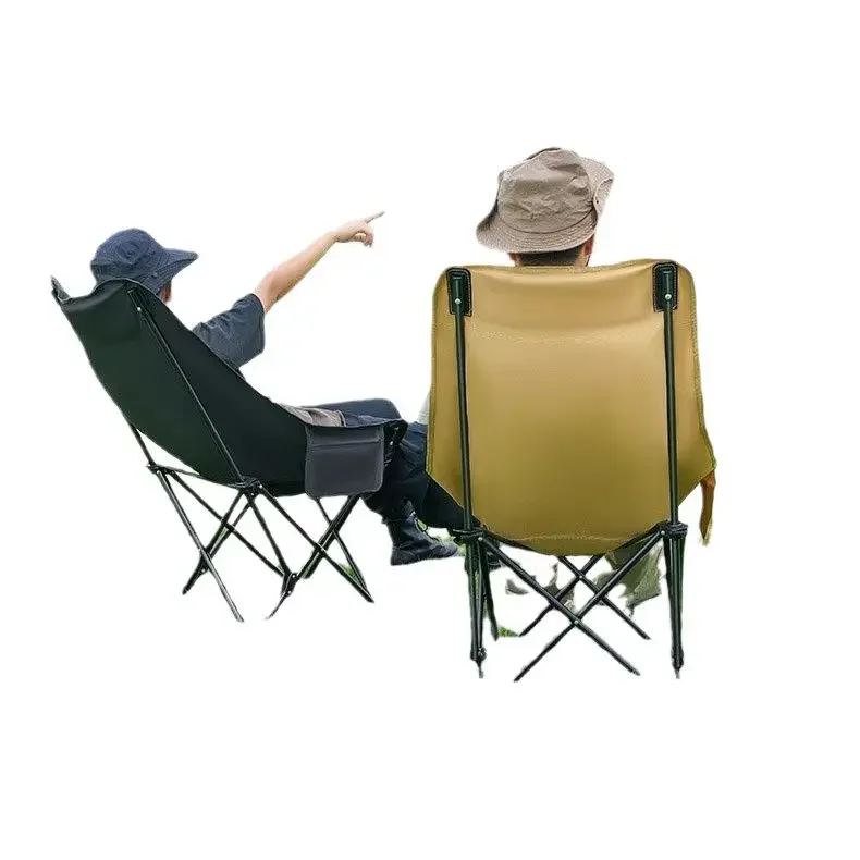 

Outdoor Moon Chair with Legs, Outdoor High Back Portable Folding Table and Chair Set Camping Chair Utdoor Leisure Equipment