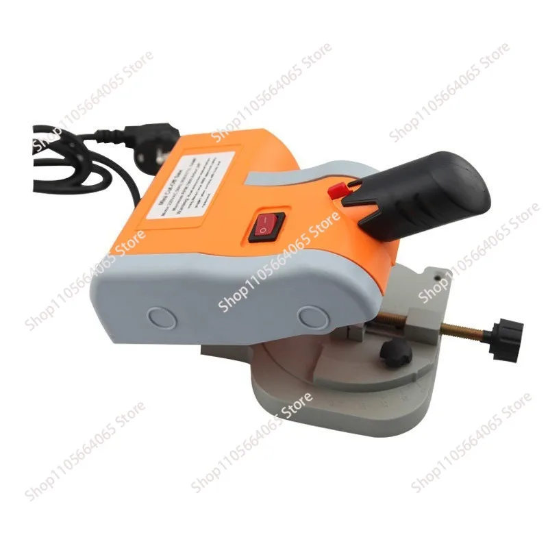 Cutting Machine Steel and Resin Blades for Wood Plastic Metal Mini Miter Cut-off Chop Saw 0-45° Home DIY Benchtop Table