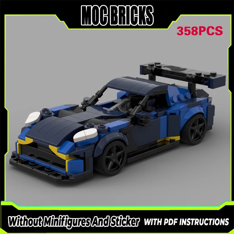

Speed Racing Car Model MOC Building Bricks Vantage GT3 Evo Racing Car Modular Technology Gift Holiday Assemble Children Toy Suit