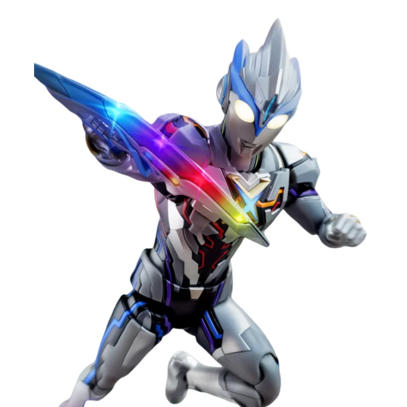 Blokees Ultraman X Devine versión figura-Armadura Beta Flash efecto de luz Led coleccionista grado modelo Anime juguete regalo de Navidad