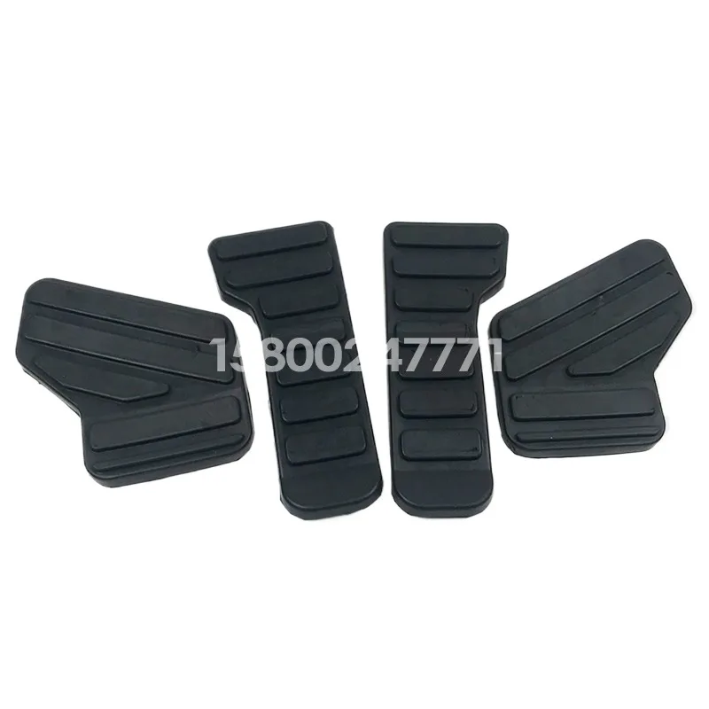 For Hyundai R60-7Walking pedal rubber step pedal leather ferrule foot pad rubber mat pressure plate rubber block Excavator Parts