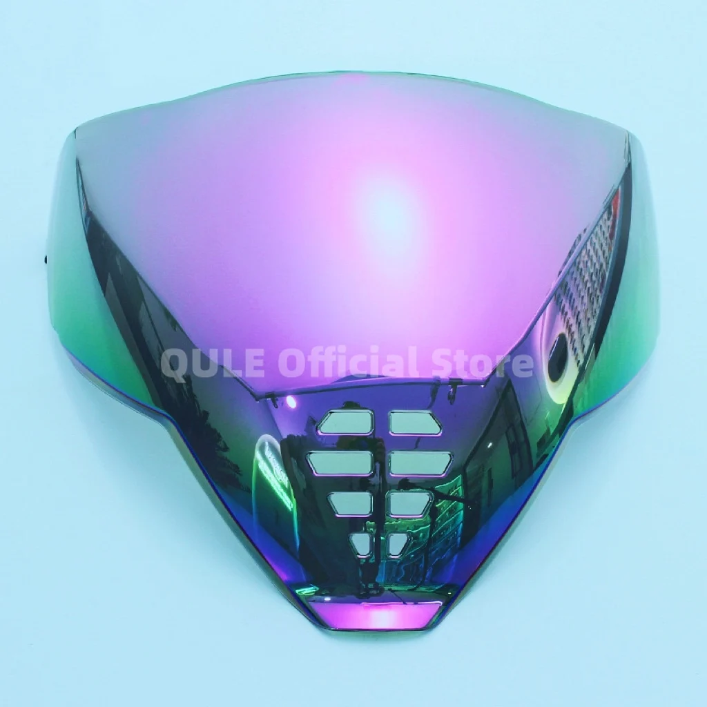 Escudo de visera Airflite con icono de motocicleta, protector facial de Airflite con espejo Fliteshield, protector facial de repuesto para cascos
