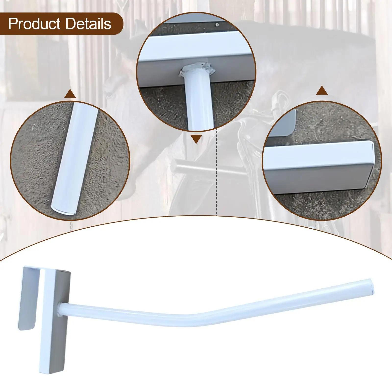 منظم رف سرج الحصان المحمول من الحديد لتوفير المساحة لمقطورة الحظيرة المستقرة #5