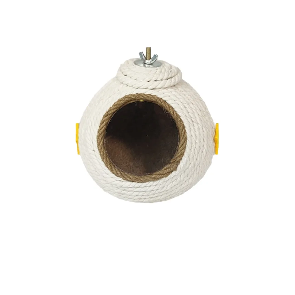

Bird Supplies Wear-resistant Coconut Husk Bird Cages Bite Resistant Mini Squirrel Bed Hanging Comfortable Bird House Outdoor