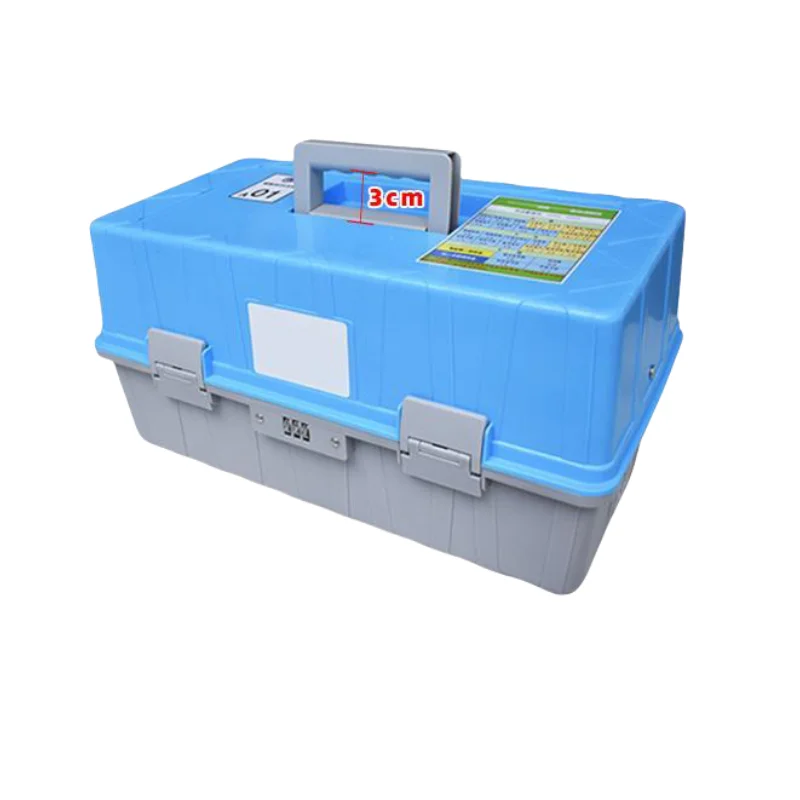 ABS Material Three-Layer Foldable Plastic Medicine Storage Box Modern Multi-Function Medical Ampoule Bottle