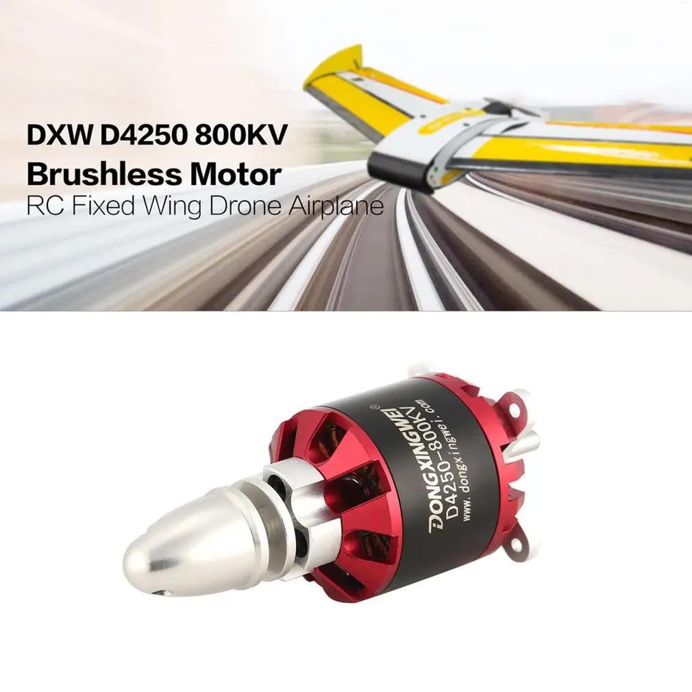 DXW D4250 800KV 3-7S Brushless Motor Brushless Motor For RC Aircraft Plane Multi-copter Brushless Outrunner Motor