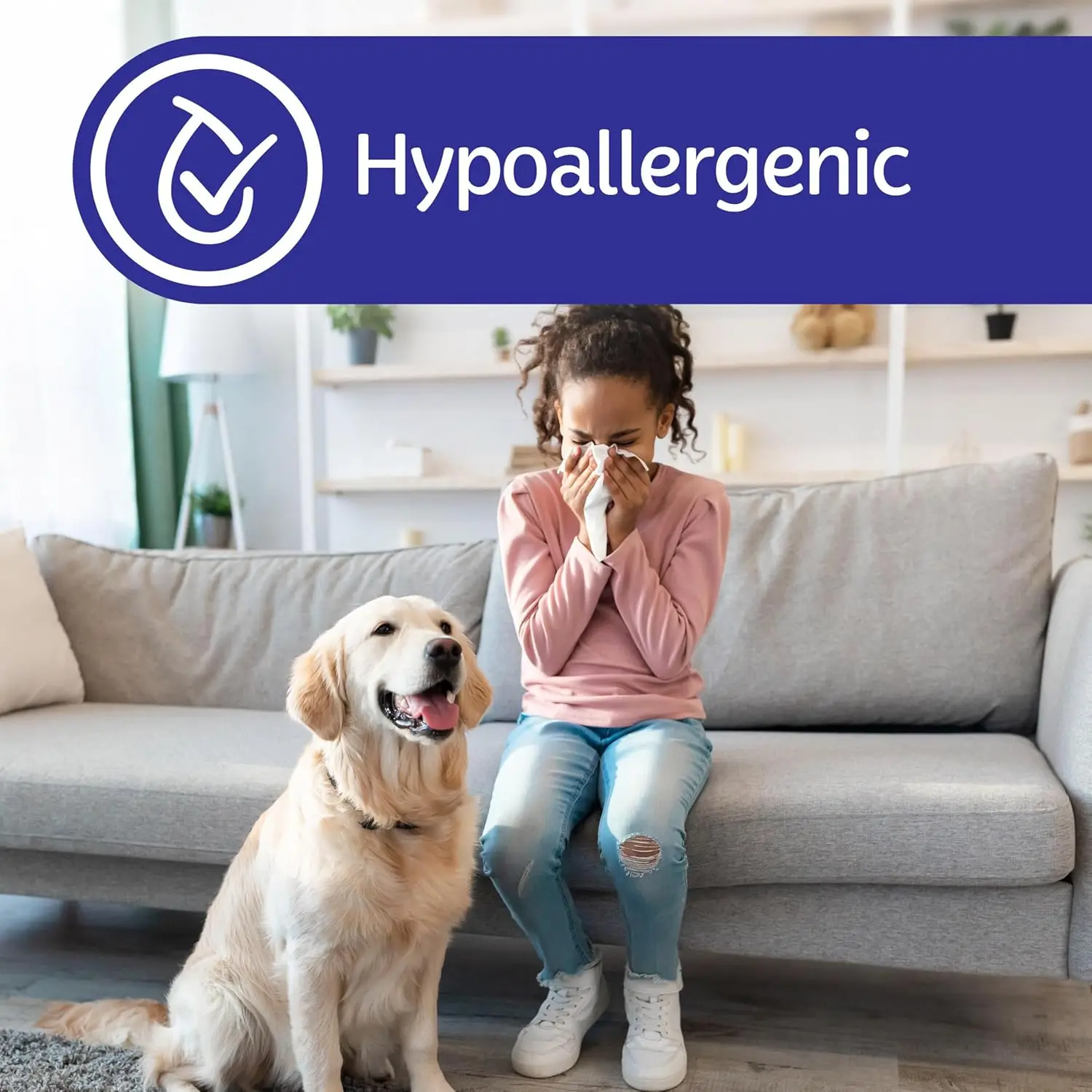 Ultra Soft Facial Tissues, 8 Cube Boxes, 80 Tissues per Box, 3-Ply, Packaging May Vary