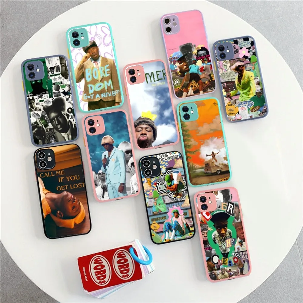 Hot rapper singer T-Tyler The C-Creator  Phone Case for iPhone 14 Mini Pro Max 8 7 Plus X XR XS MAX Translucent Matte Cover