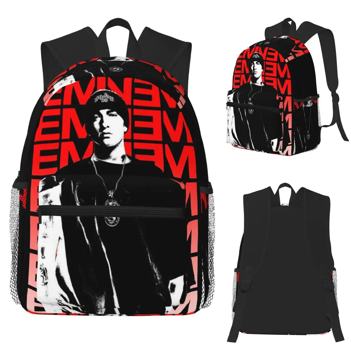 

Детский студенческий рюкзак Shady Eminem, школьная сумка, походный дорожный рюкзак для мальчиков и девочек, сумка для книг, сумки на плечо