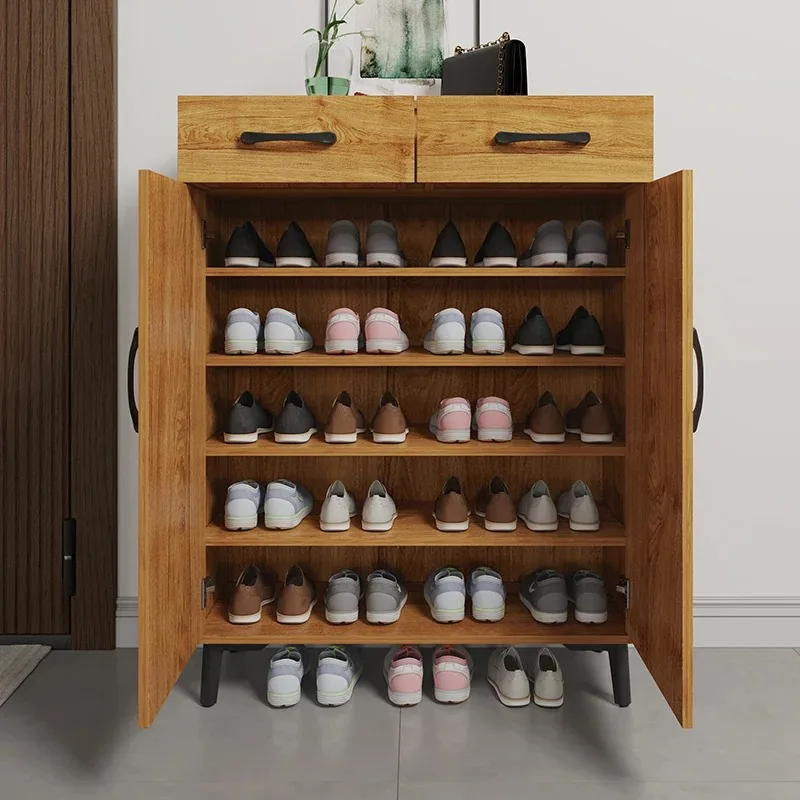 Vertical Organizer Shoe Cabinet Wooden Beedroom Hidden Designer Shoe Shelf Stackable Entrance Hall Zapatero Entrance Furniture