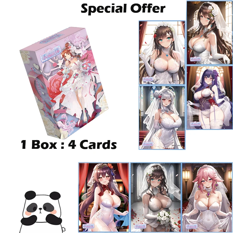 Special Offer Goddess Collection Card Wedding Box Charming Goddess 3 Heaven-given Marriage Series Hobby Waifu CCG Doujin Card