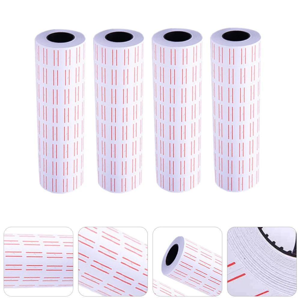 

40 Rolls Label Sticker Adhesive Price Tag Self Paper Marker Tighten up Good Workmanship Supermarket Legible