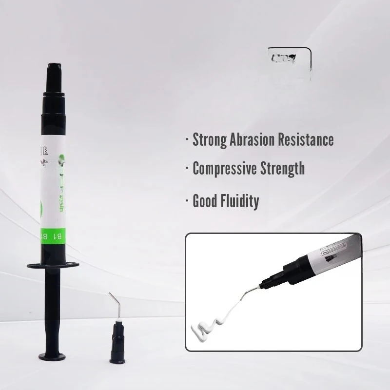 Dental Light-Curable Filling Materials Composite Resin 2.5g A1 A2 A3 A3.5 B1 Oral Flowable Light Curing Dentist