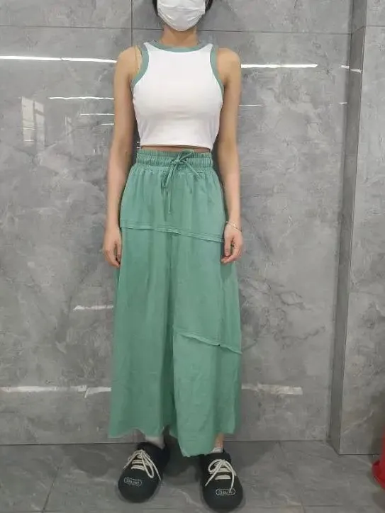 오프숄더 비대칭 레이스업 여성 세트 캐주얼 스포츠웨어 롱 팬츠 또는 라운드 넥 밴드 폴리에스터 섬유