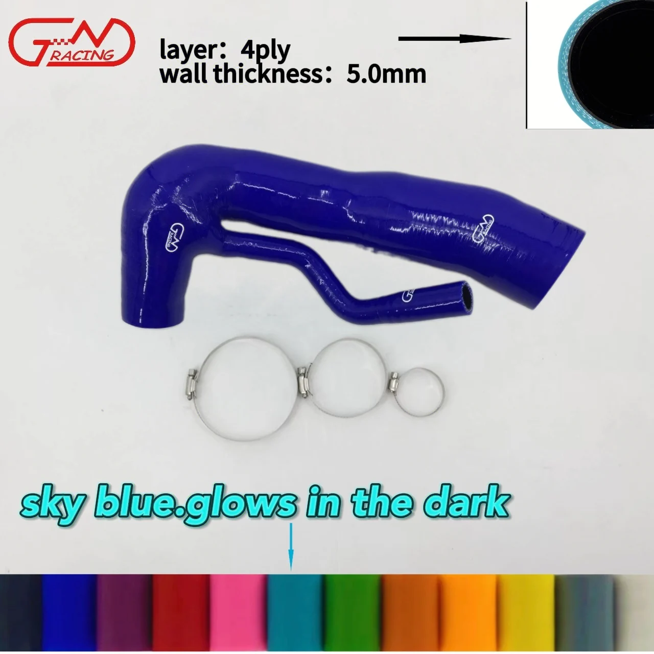 

Подходит для BMW MINI R60 COOPER S COUNTRYMAN FMINLR60, силиконовый впускной шланг MAF с комплектом зажимов