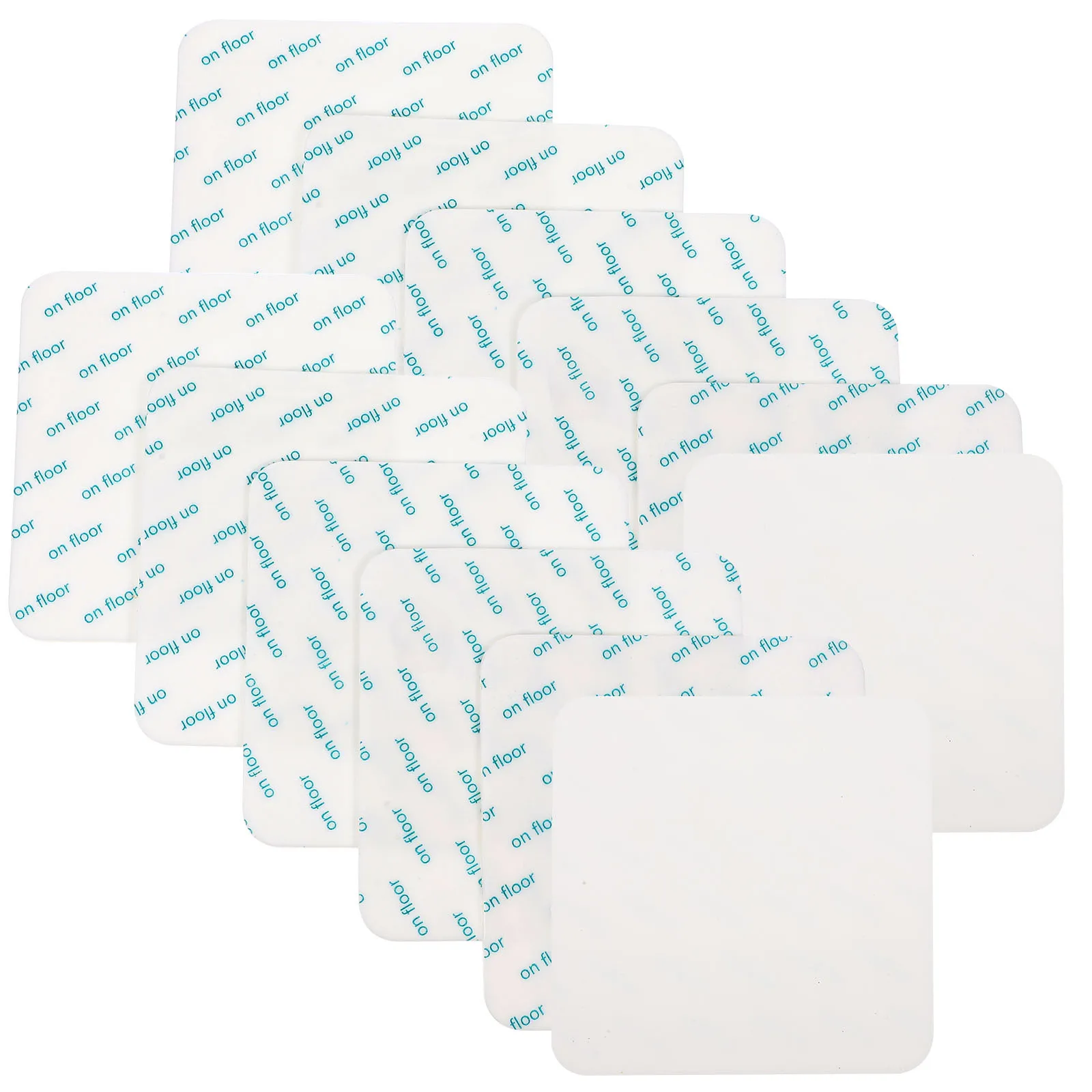 12 قطعة شريط السجاد لسجاد المنطقة فوق السجاد منصات البساط غير القابلة للانزلاق ملصق القابض على بلاط الخشب الصلب صفح الطابق تحديد سلامة المنزل #2