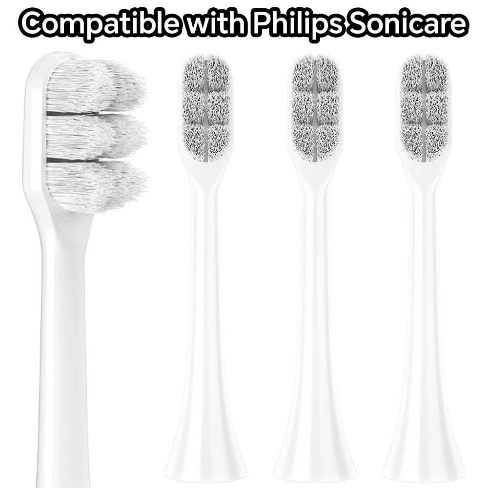 Ultra Soft Replacement Brush Heads, Toothbrush Head Compatible with Phillips Sonicare Electric Toothbrush, for 5950 4100 7300