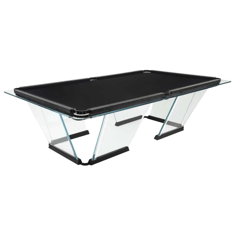 Household pool table Tempered glass Chinese table Crystal American table Acrylic household standard