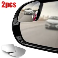 1-3Set Car Blind Spot Mirror Frameless Auxiliary Rearview Mirror Auto Motorcycle Universal Wide Angle Adjustable Small Mirrors