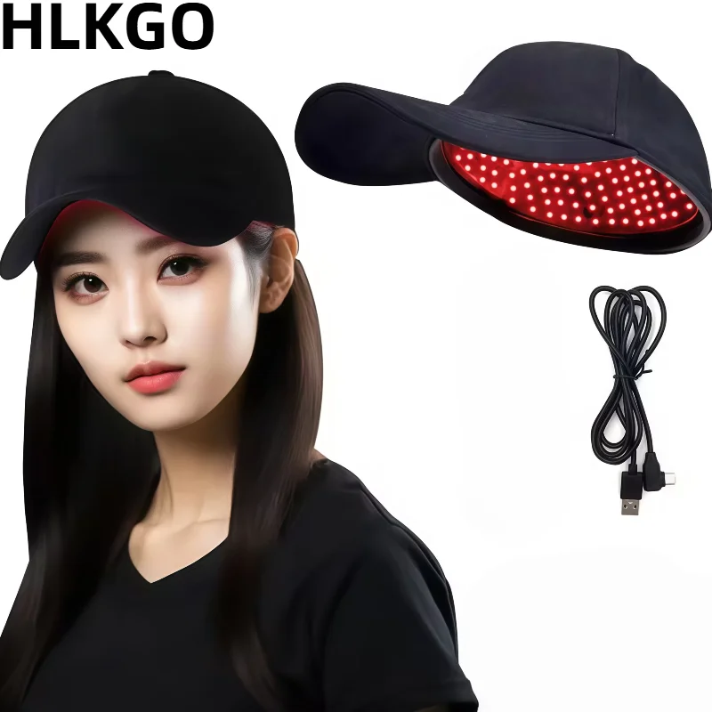 

Профессиональный лазерный колпачок для роста волос, 96 диодов, LLLT 650 нм, перезаряжаемое устройство против выпадения волос