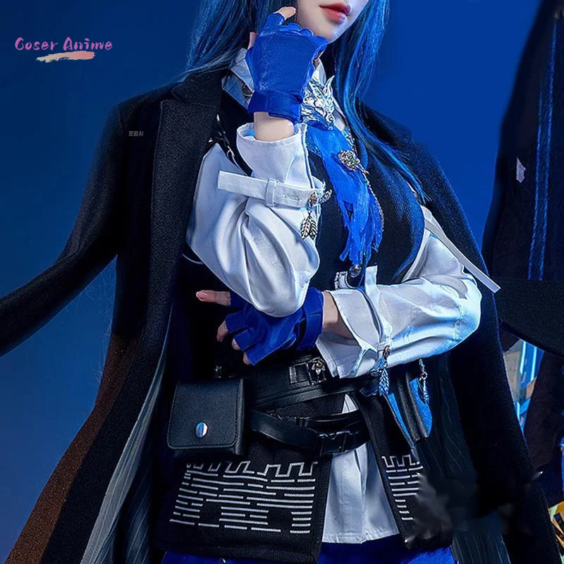 【Coser】Texas the Omertosa Cosplay Costume Game Arknights Uniform Halloween Carnival Party Christmas Play Role Clothes Clothing