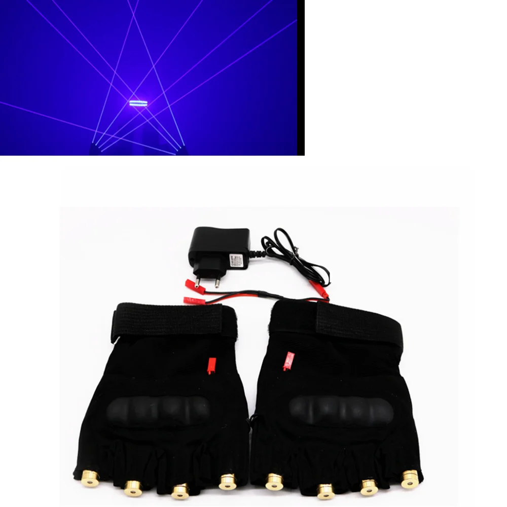 Guantes láser rojo multilínea 2 en 1 405nm 120mw, guantes láser LED para discoteca, luz LED para ESPECTÁCULO DE DISFRACES