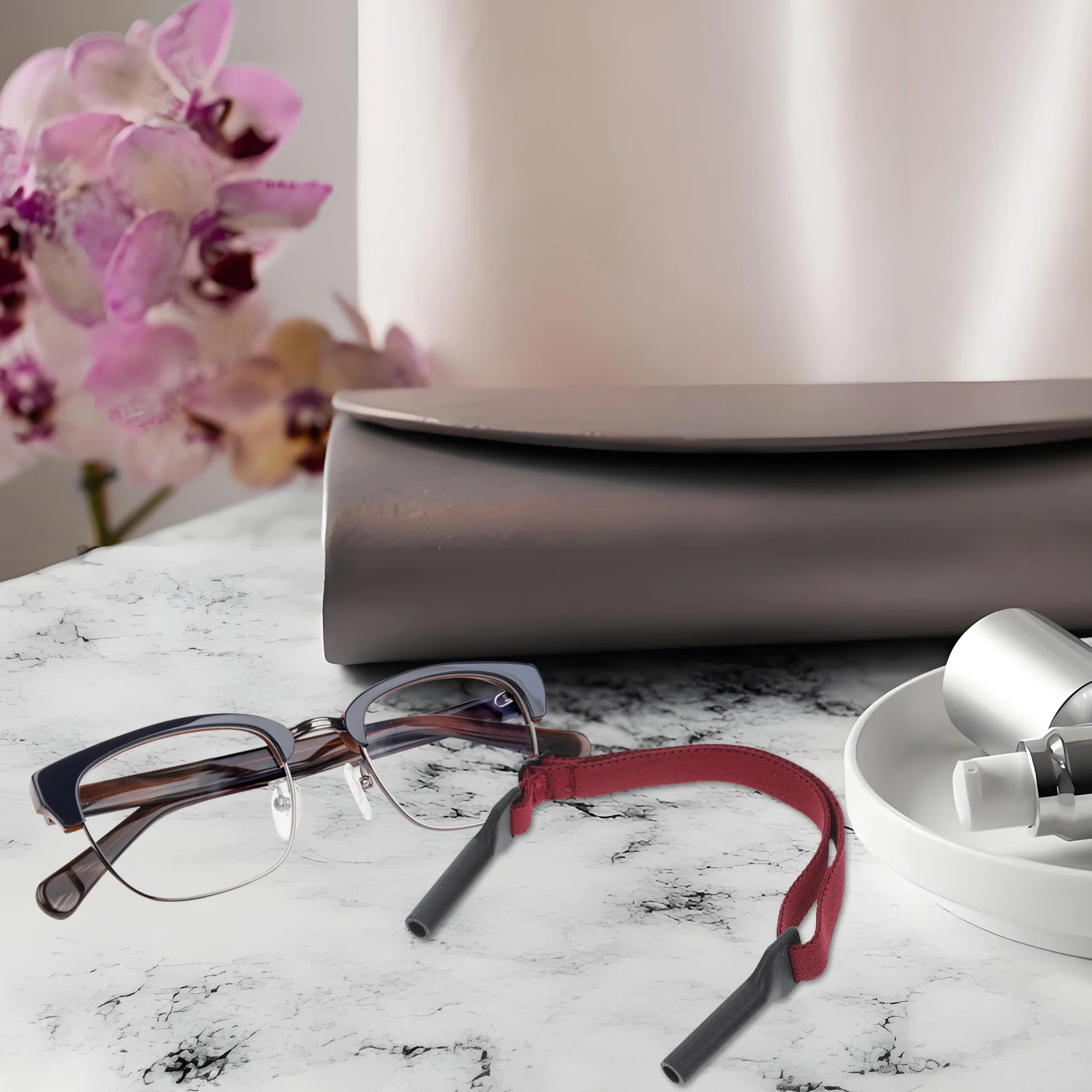 4 قطع من أحزمة النظارات الطويلة القابلة للتعديل سهلة الاستخدام للسفر والحياة اليومية، سلسلة النظارات الشمسية، حزام نظارات السلامة #6