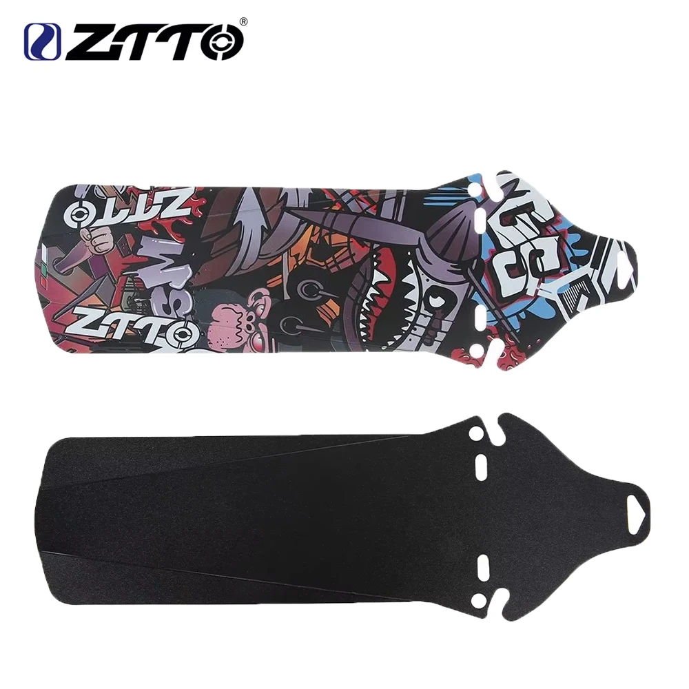 ZTTO 2 PCS Bicycle Fenders Bike Mudguard Carbon Fiber Front Rear MTB Mountain Bike Wings Mud Guard AM DH Cycling Accessories