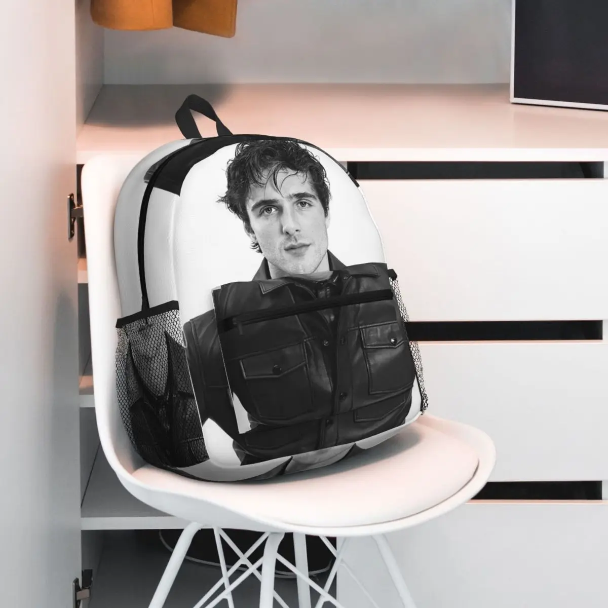 Jacob Elordi Australian Actor Backpack Daypack Large Capacity Kids BookBag School Bag Shoulder Bags for Men Women