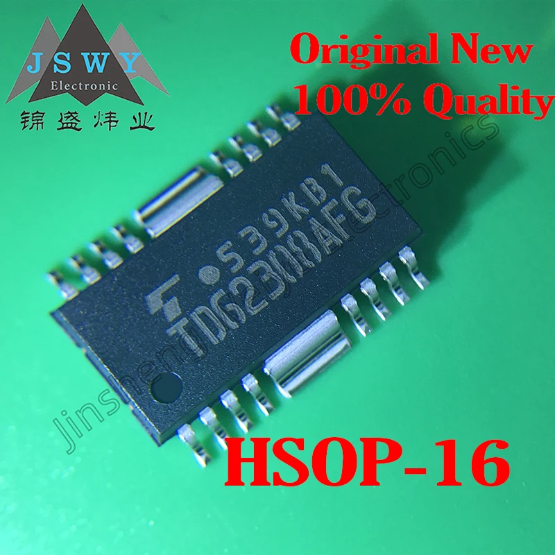 (10/50 pieces) TD62308 TD62308AFG HSOP-16 4-Channel Darlington Sinking Power Driver Array, 100% New, Original, In Stock, Chipset