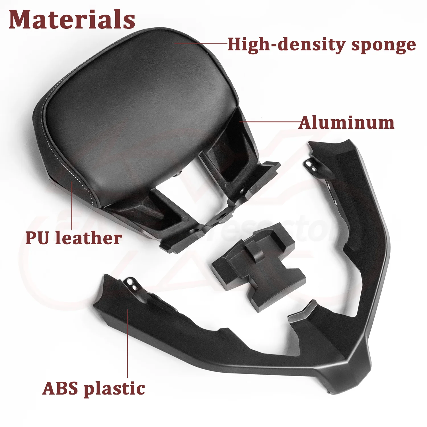 

For Yamaha XMAX X-MAX 125 300 Rear Passenger Backrest Seat Bracket Motorcycle Accessories Tail Rear Rest 2023 2024 2025