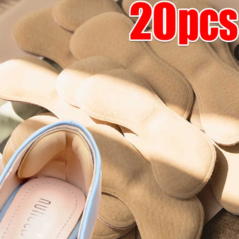 Plantillas de talón de 2 a 20 piezas, parche para aliviar el dolor, almohadillas antidesgaste, cuidado de los pies, Protector del talón, pegatina adhesiva trasera, plantilla de inserción para zapatos