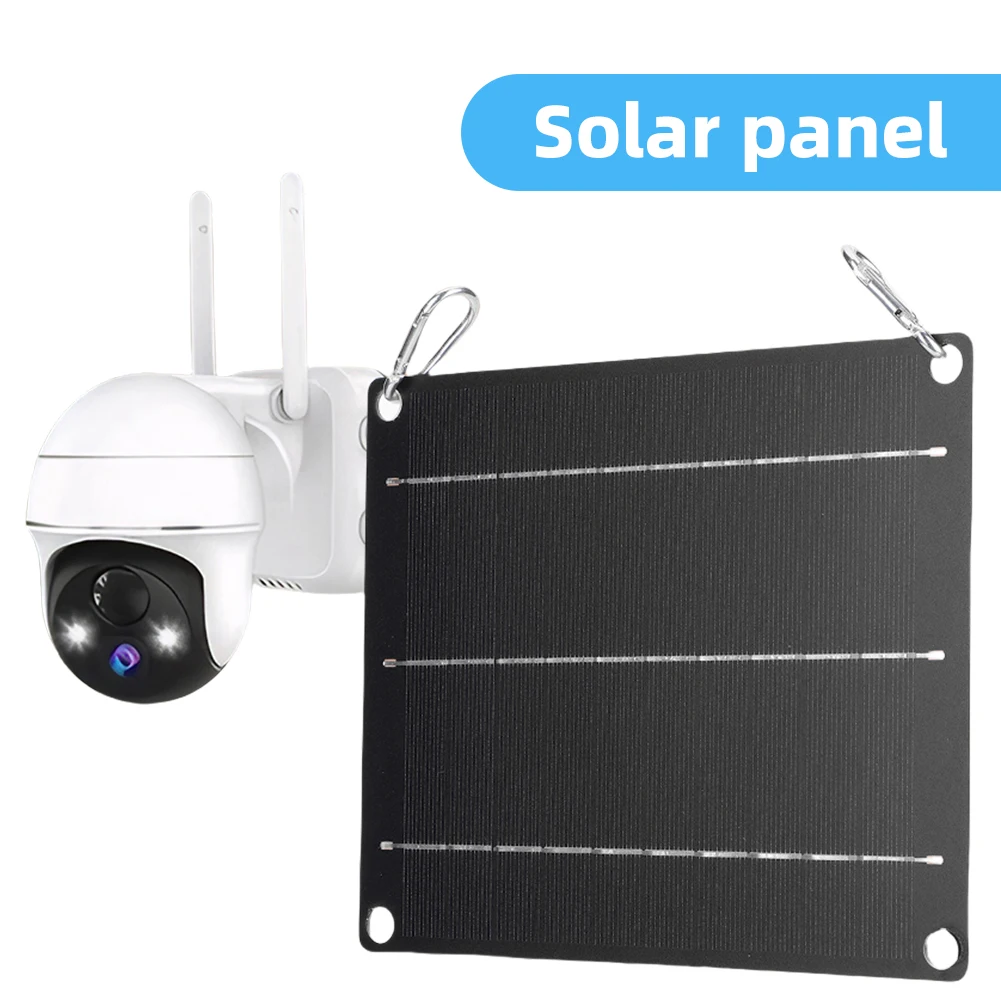 لوحة شمسية صغيرة مع مادة للحيوانات الأليفة ، شاحن شمسي ، طقم شحن للهاتف ، مراوح صغيرة ، كاميرا أمان خارجية ، 6 وات