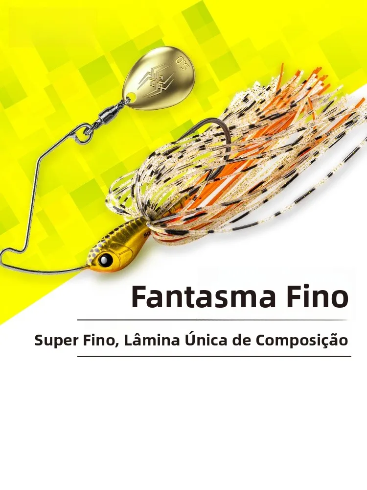 isca-de-pesca-expert-fish-trainer-26-upgrade-com-anzois-compostos-com-glitter-para-robalo-e-perca-em-lagos-lagoas-rios-e-ri