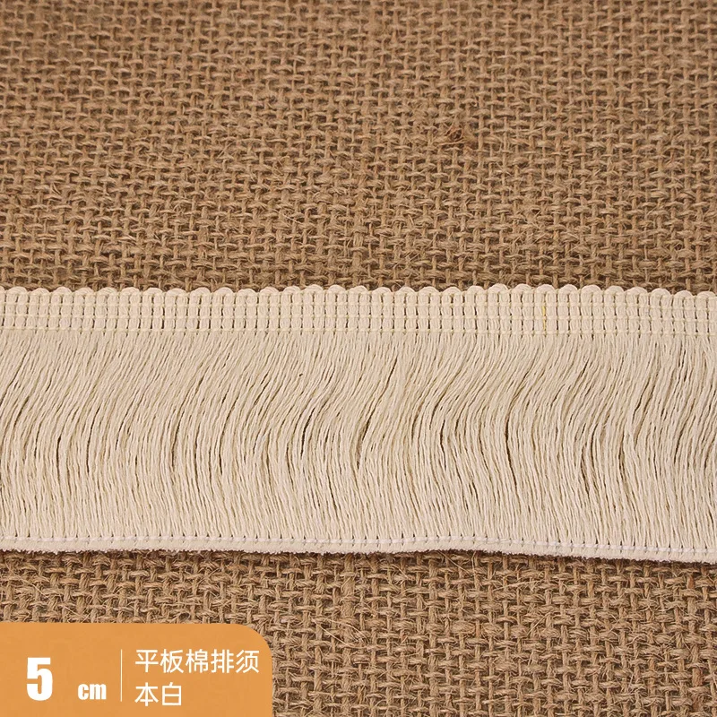 White Cotton Fringes Wool Lace Clothing Textiles Pillows Carpet Accessories Ribbon Bohemia Lace for Crafts Fringe for Curtains