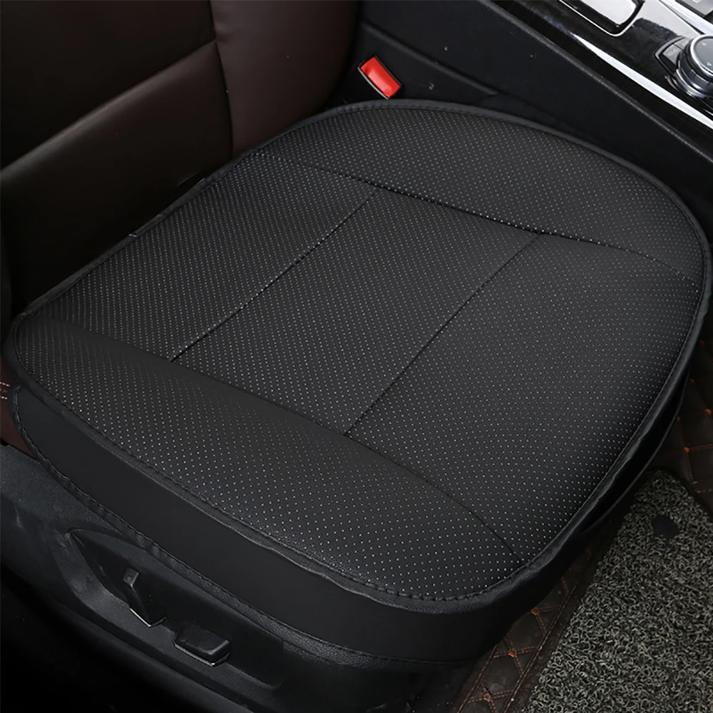 Universal Car Cushion PU Leather Car Seat Protector Cushion Four Seasons Universal Cushion Breathable Non-slip Seat Cushion