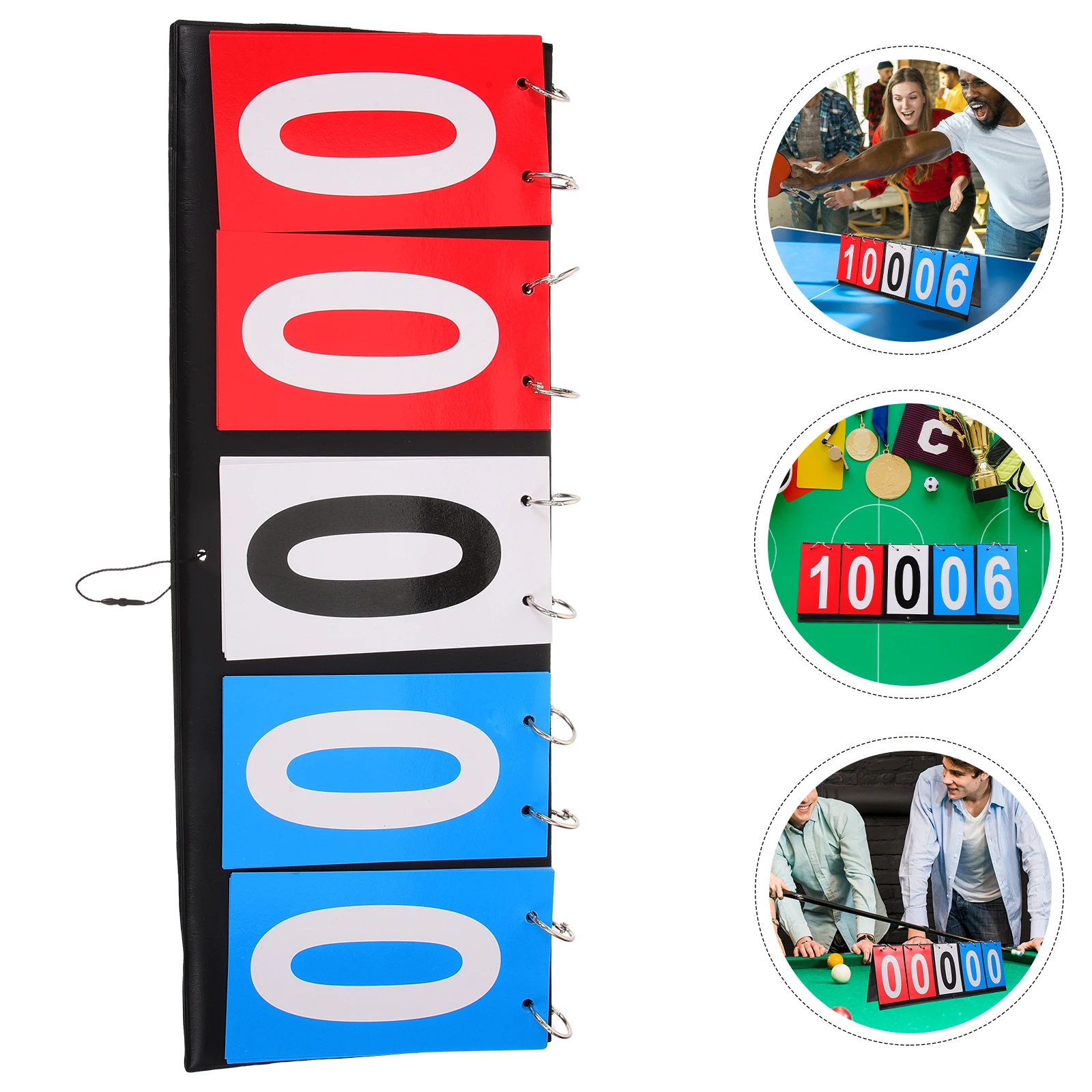 

Flipping Scoreboard Durable Clear Printed Portable Easy Flip Sports Scorekeeper For Basketball Volleyball Tennis Baseball