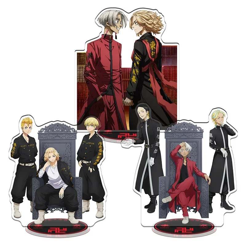Tokyo Revengers Acrylic Stand Manjirou MiKey Model Doll  Ryuuguuji Ken Takemichi Chifuyu Keisuke Takashi Action Figure Toy Gift