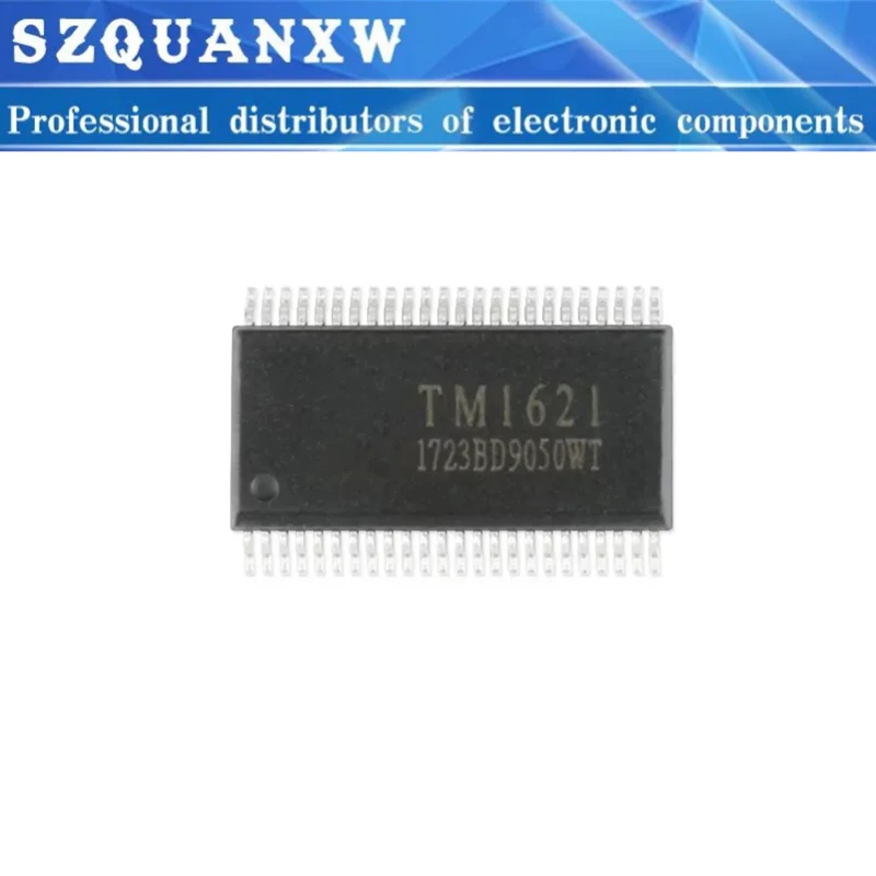 10pcs  TM1621 SSOP48 RAM mapping 32*4 LCD driver chip dense pin