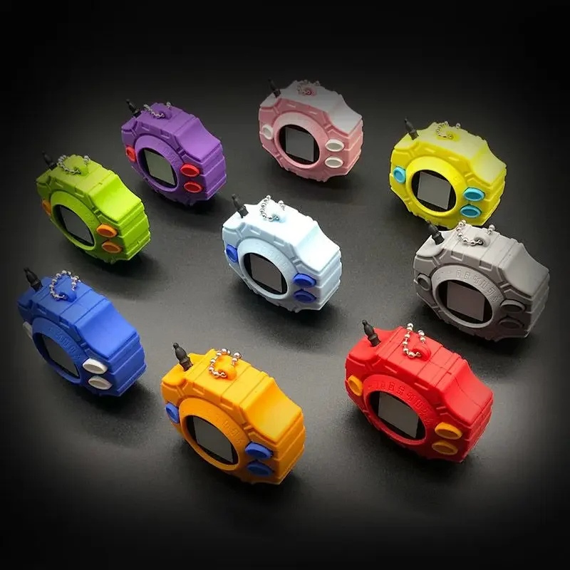 

Anime Digimon Adventure PVC DIGIVICE Model Pendant Keychain Key Rings Evolution Props Digital Monster Cosplay Gifts Collection