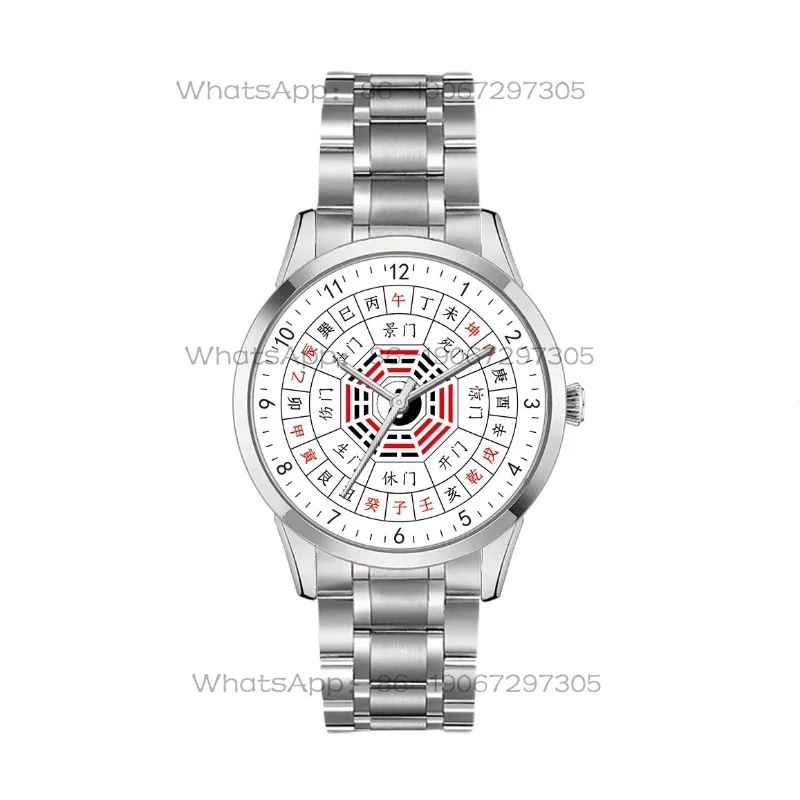 Stainless Steel Waterproof Quartz Men's Watch, Diameter 41MM