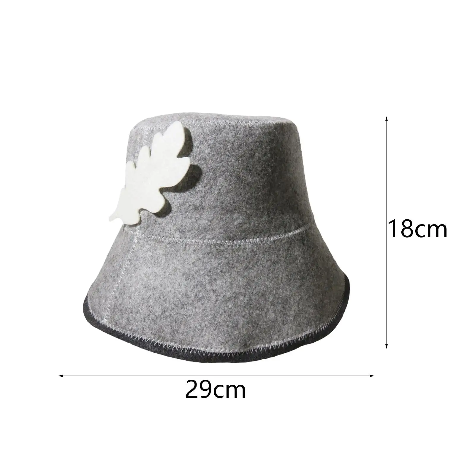 Felt Bath Hat Traditional Durable Lightweight Multipurpose Shower Cap Comfortable to Wear for Bathing Steaming Men Women