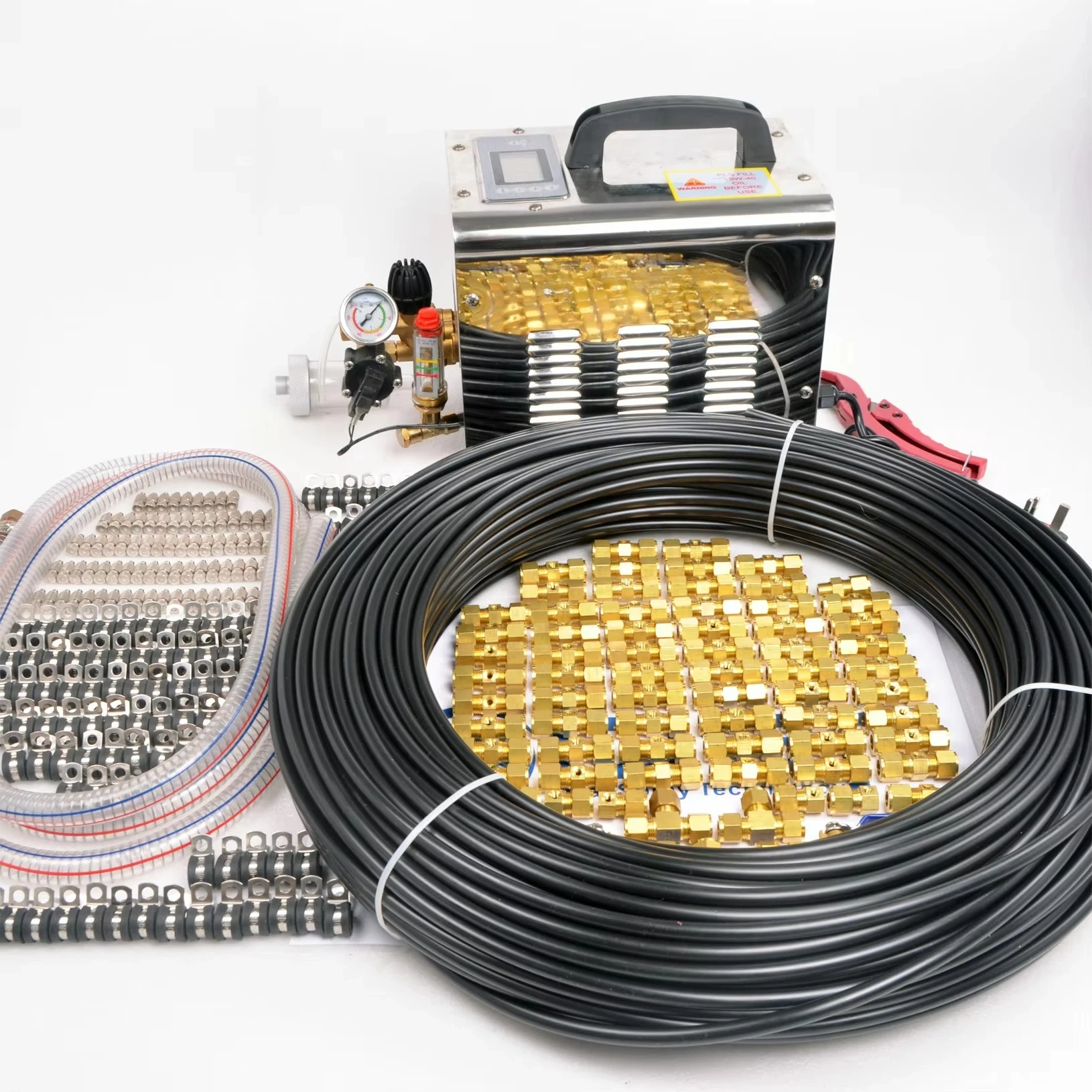 Outdoor High Pressure Misting System for Poultry House Mushroom Greenhouse Irrigation Cooling Humidifying