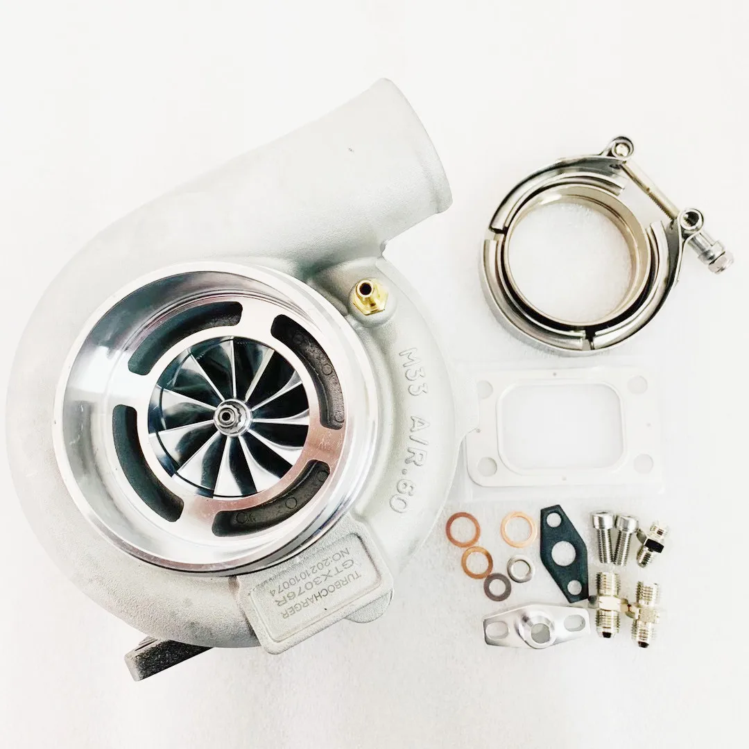 

856801-5026S 740902-0008 GTX3076R Turbocharger Assembly Kits Standard .60 A/R Billet Wheel 0.82 A/R T3 / V-band