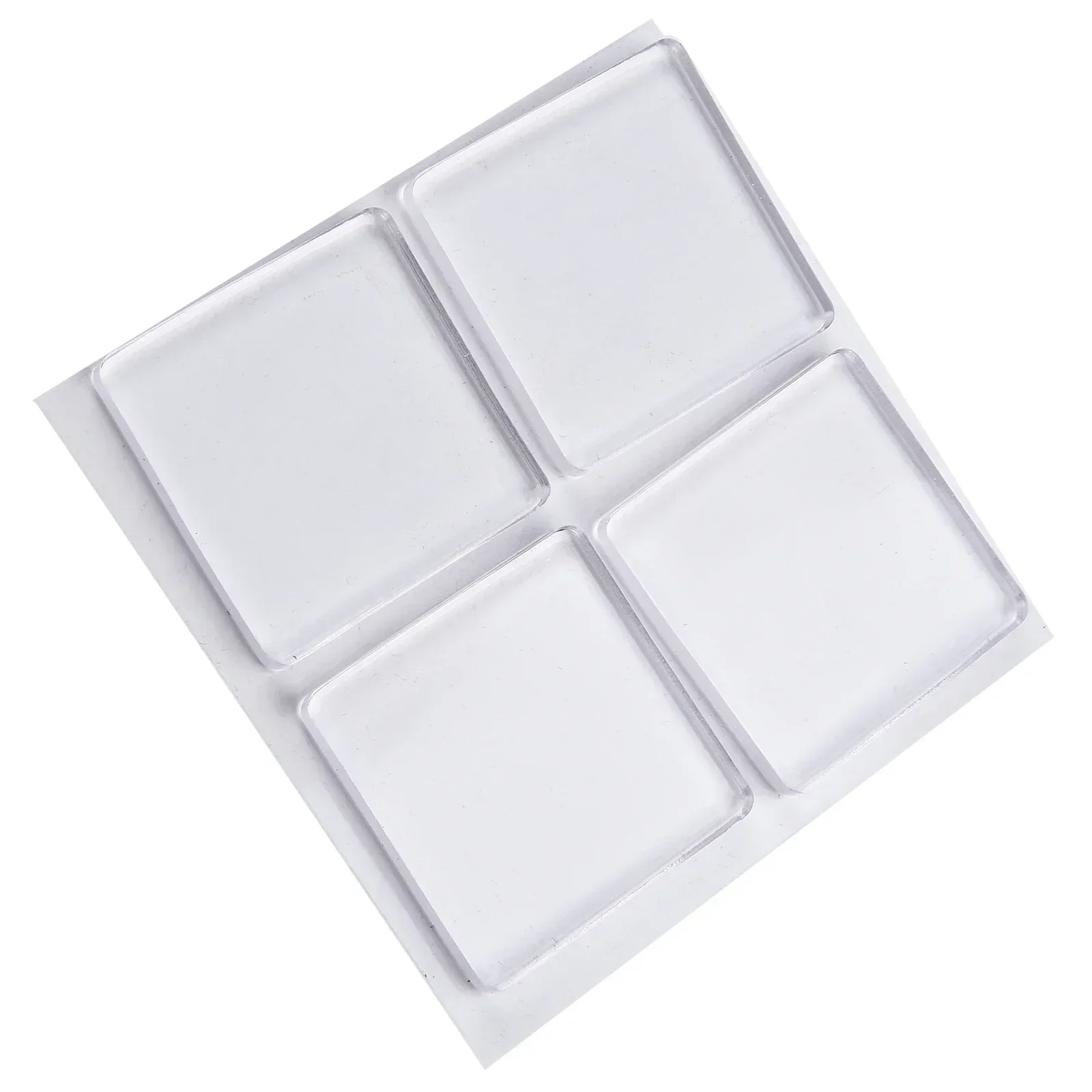 4 stücke Transparent Anti Vibration Schock Absorbieren Pad Matte Waschmaschine Hause Schock Pads Wiederverwendbare Selbstklebende Klebepads