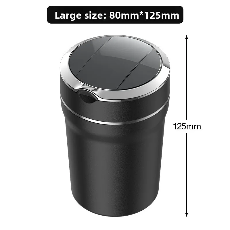 منفضة سجائر السيارة السيراميك بطانة داخلية الموضة الإبداعية منفضة سجائر السيارة عالية لهب منفضة سجائر السيارة مصباح ليد