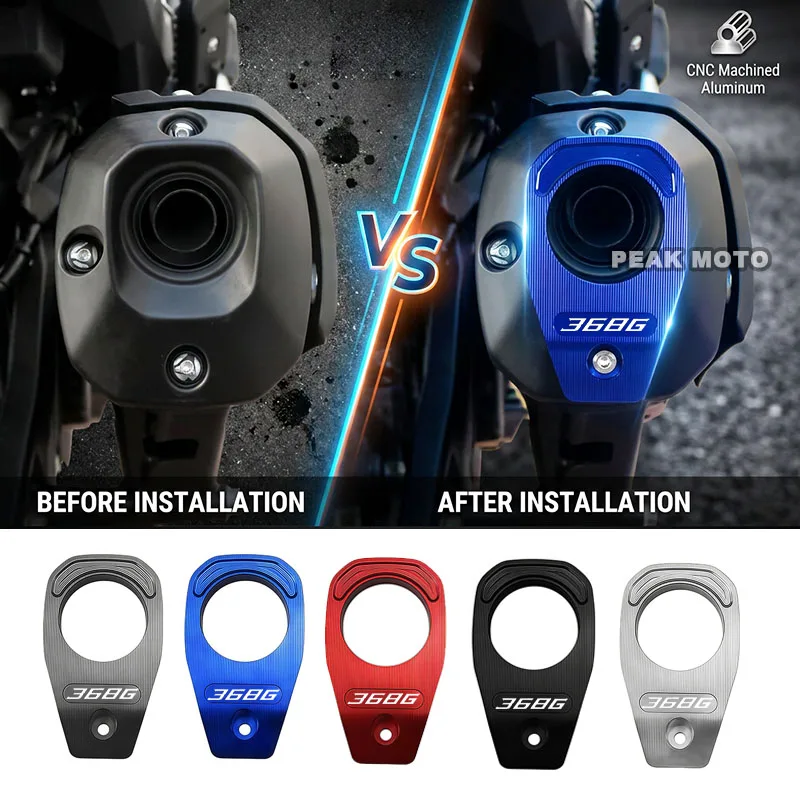 Motorcycle 368 Series Exhaust Pipe Cover Protection Tail Decorative Guard Cover For ZONTES 368G ZT368G 368 G 368D 368M 368K 2026