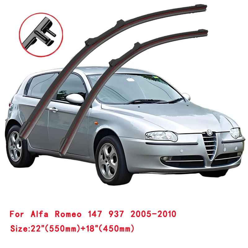 Voor Alfa Romeo 147 937 2000-2010 Auto Ruitenwisser Voorruit Borstels Wasmachine Accessoires Venster Vervangende Onderdelen