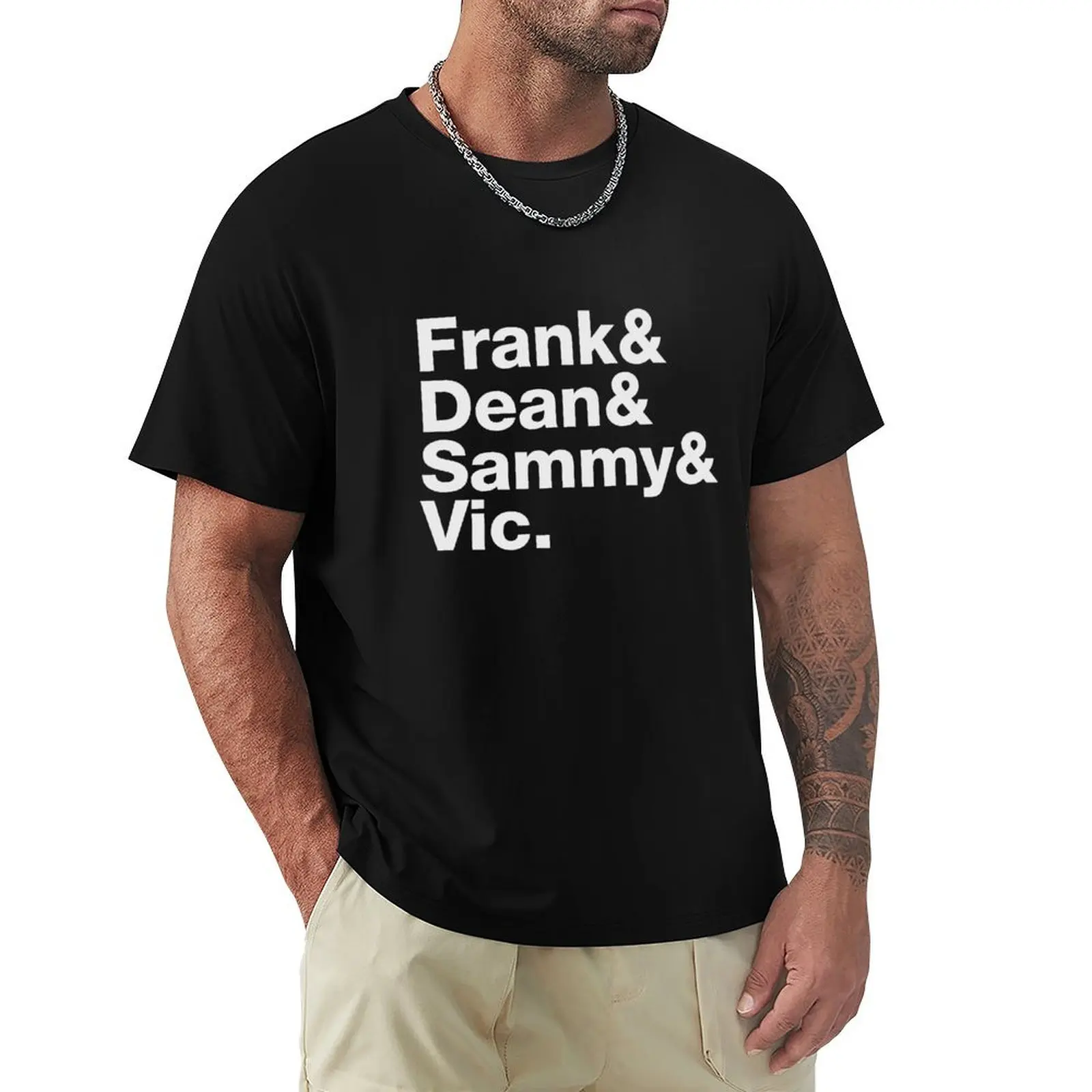 Vic Fontaine DS9 T-Shirt Basic Daily Outfit Short Sleeve Tee