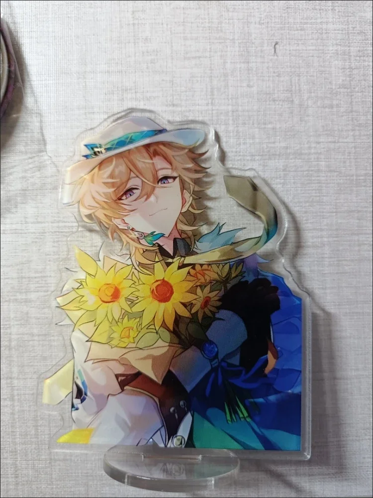 Game Honkai:Star Rail Aventurine Sunflower Acrylic Figure Stand Model Plate DIY Desk Decor Standing Sign Ornaments For Fans Gift